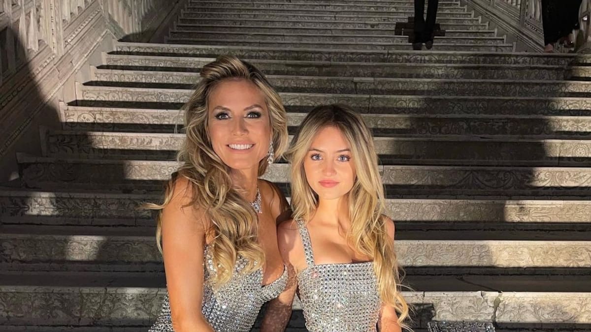 Leni Klum reacciona ante las críticas por la sesión en ropa interior junto a su madre