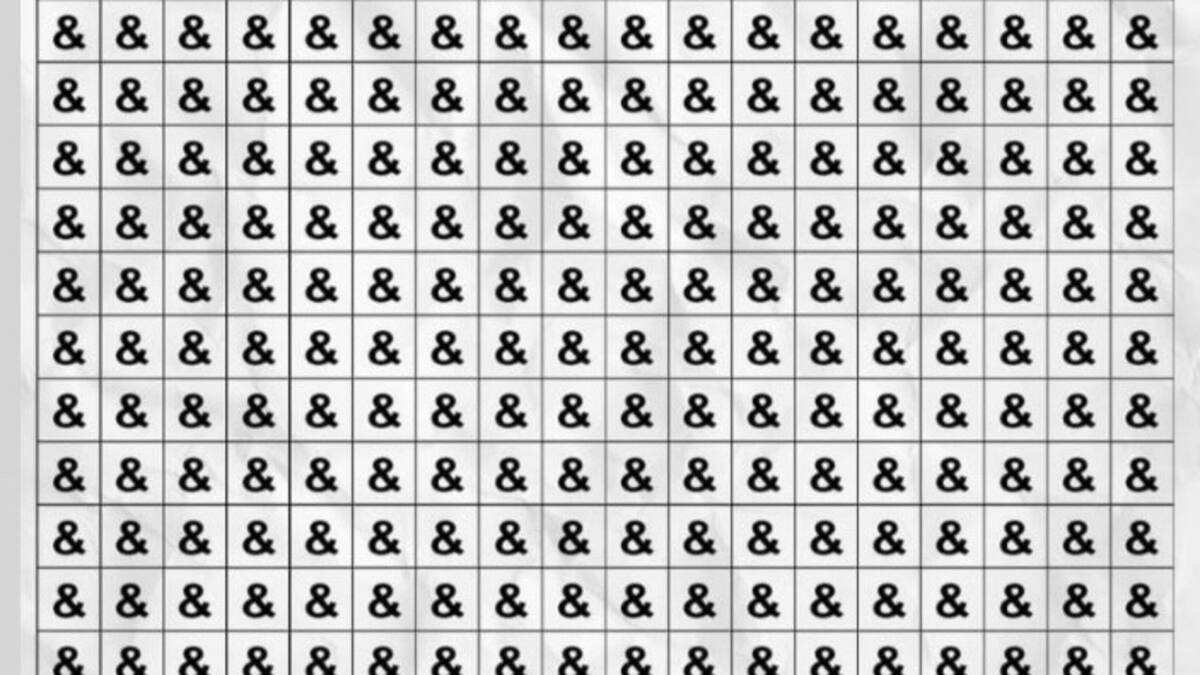 Reto visual: ¿Puedes ubicar el número 8 en menos de 10 segundos?