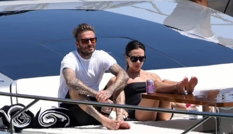 David Beckham pasea en su lujoso yate junto a su familia - Créditos: Instagram