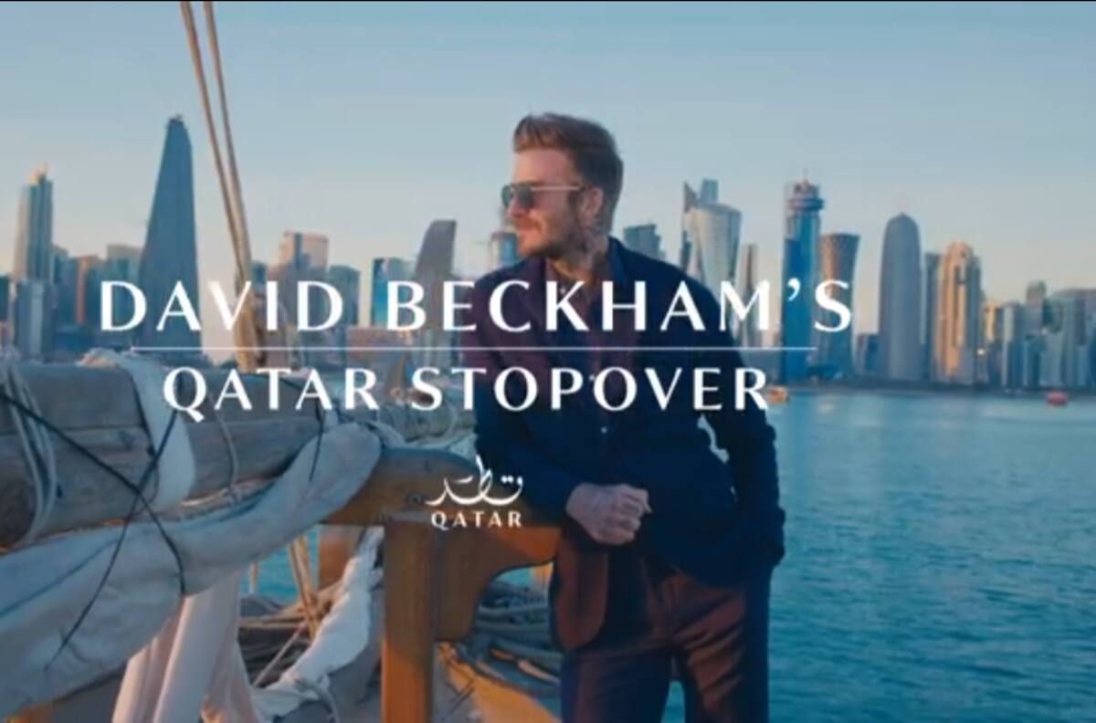 David Beckham se convierte en la atractiva cara que promociona el turismo en Qatar