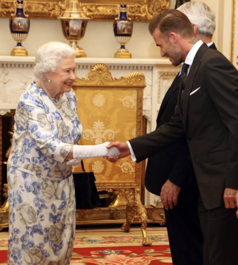 David Beckham y su felicitación a la reina Isabel II - Créditos: Instagram