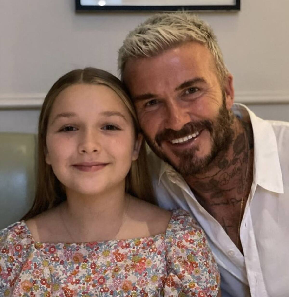 David y Harper Beckham se divierten en Miami. - Créditos: Instagram