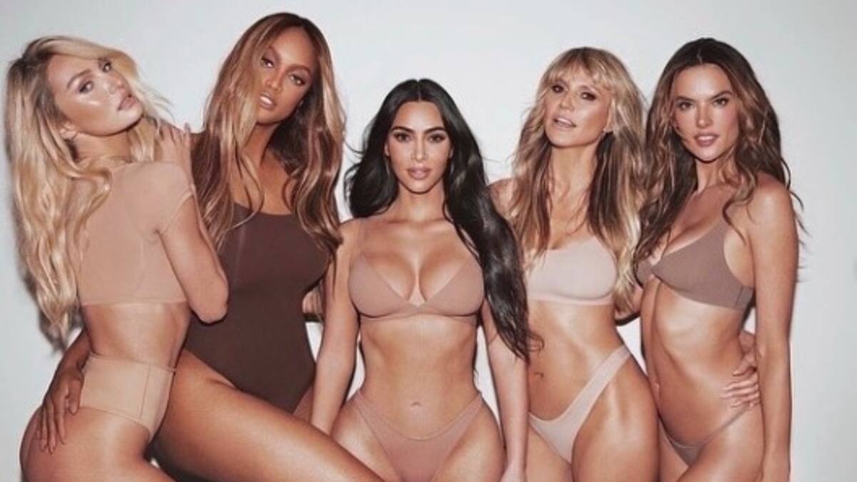 Kim Kardashian elige a cuatro súper modelos de ensueño para lanzar campaña