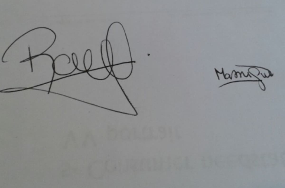 La forma en la que firmas habla mucho de quién eres