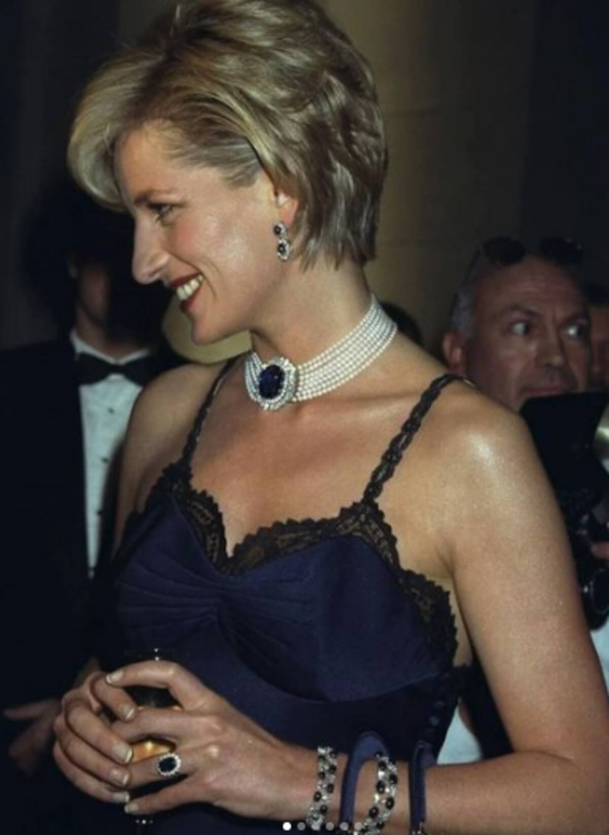 Diana, la primera princesa en desfilar por la alfombra de la MET Gala - Créditos: Instagram