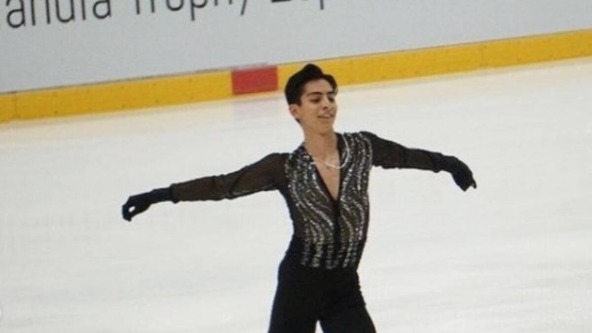 Donovan Carrillo y el traje de 18 mil cristales para su debut en los Juegos Olímpicos de Invierno