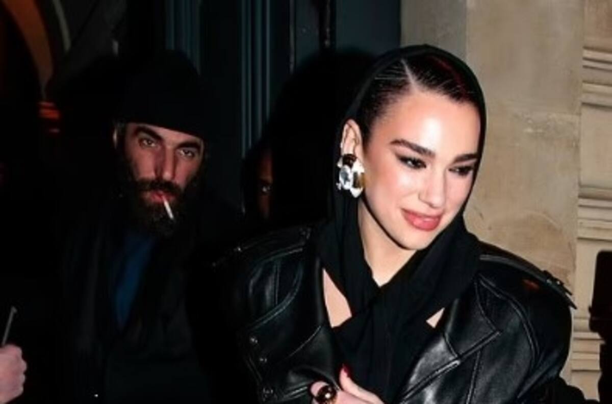 Dua Lipa presenta a su novio cineasta en la Semana de la Moda en París