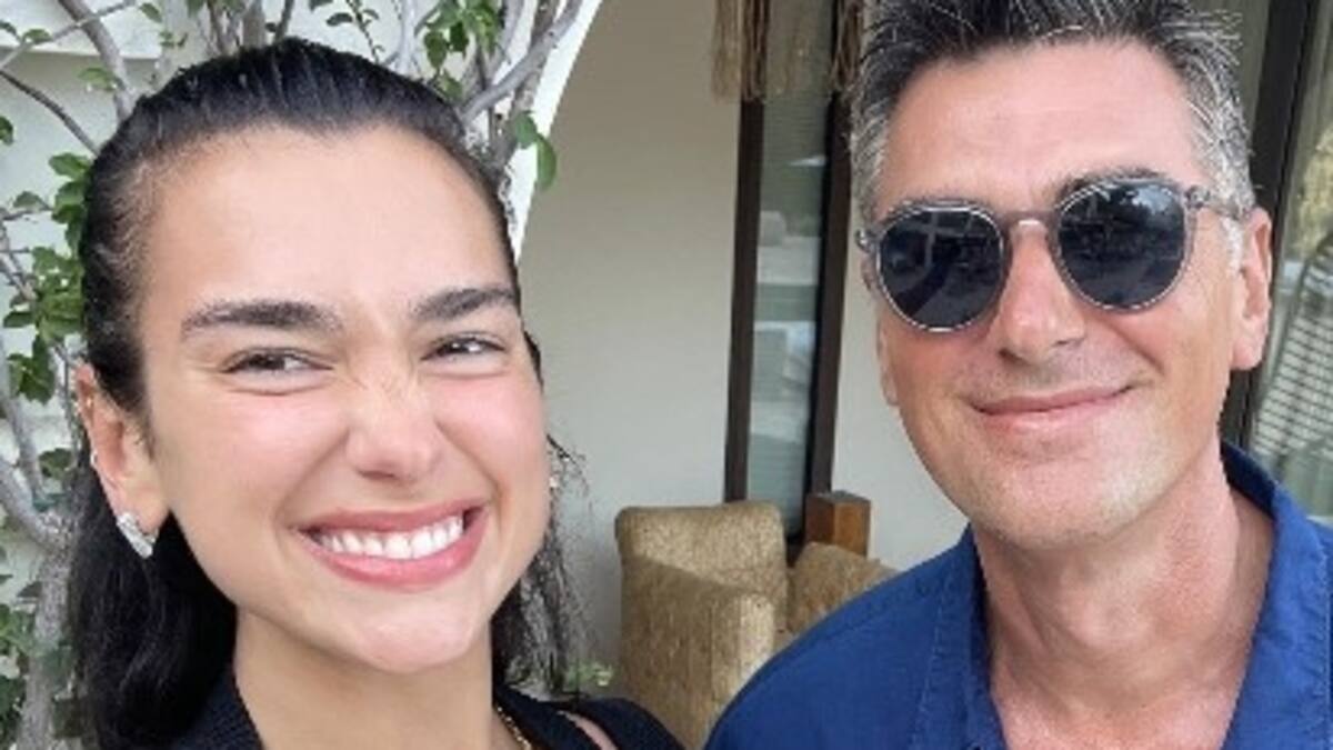 Dua Lipa publica fotos de su idéntico padre pero cuando él tenía los 27 años que ella tiene hoy