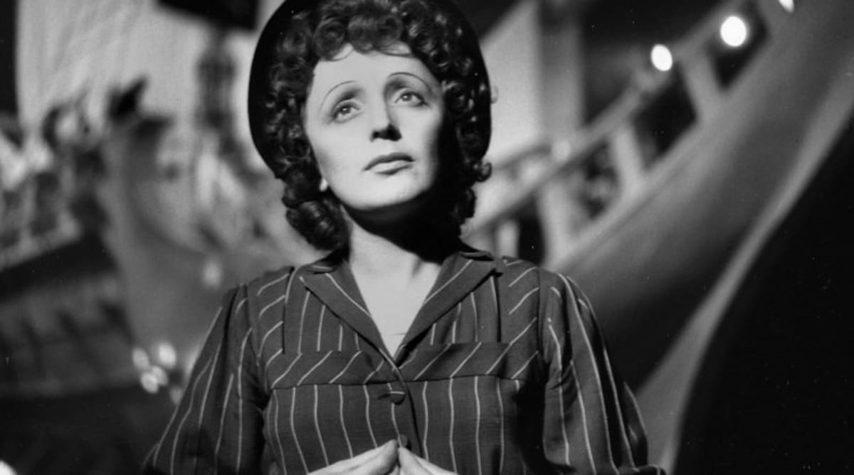 Edith Piaf y Marcel Cerdán vivieron un romance entre 1947 y 1949, cuando él murió en un accidente aéreo - Créditos: Twitter