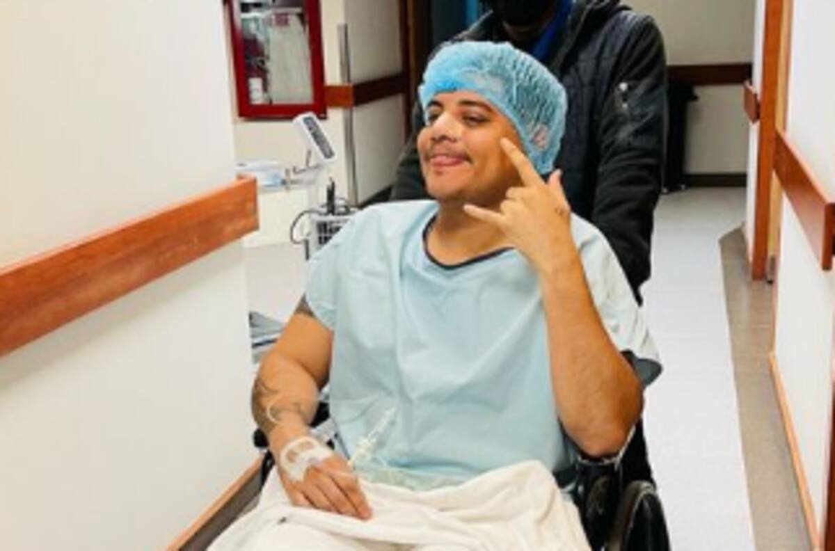 Eduin Caz deja esperanzador mensaje antes de ser anestesiado para someterse a cirugía
