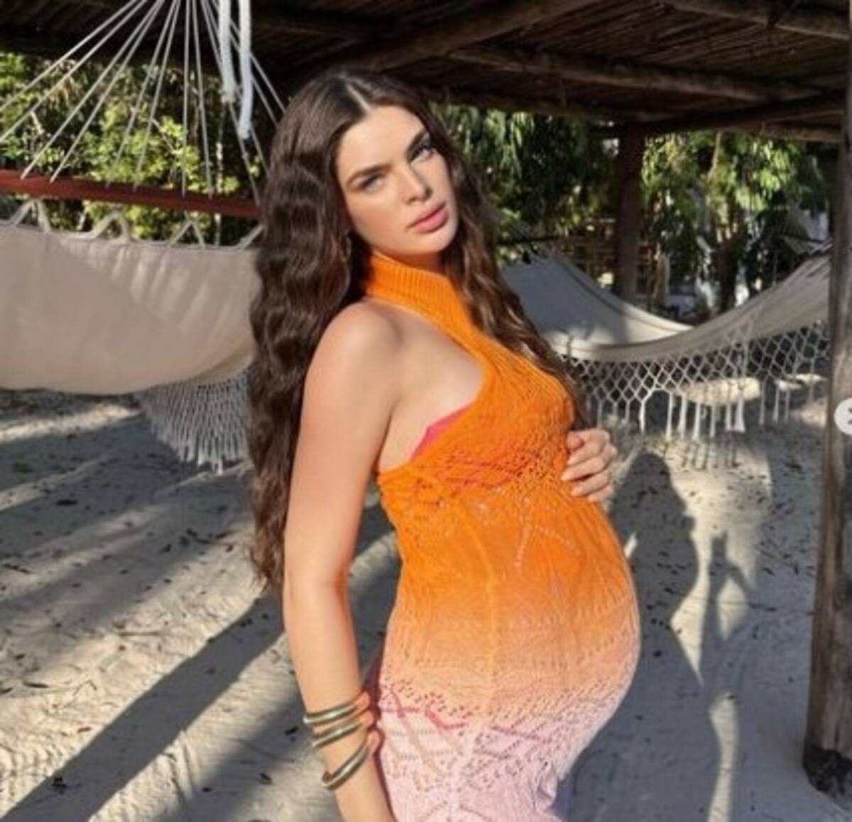 El bebé de Nadia Ferreira ya se hace sentir y así lo demostró la madre de la modelo - Créditos: Instagram