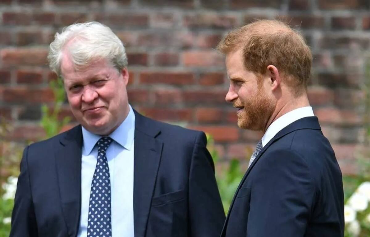 El conde Spencer y su sobrino, el príncipe Harry. - Créditos: Instagram