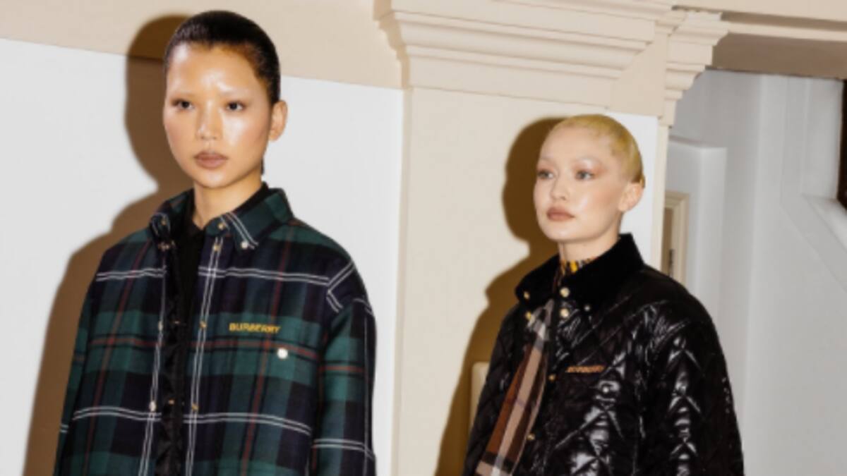 Así lucieron las top models en el desfile de una casa de lujo británica