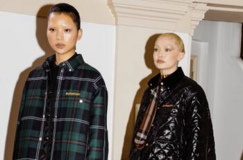 Así lucieron las top models en el desfile de una casa de lujo británica