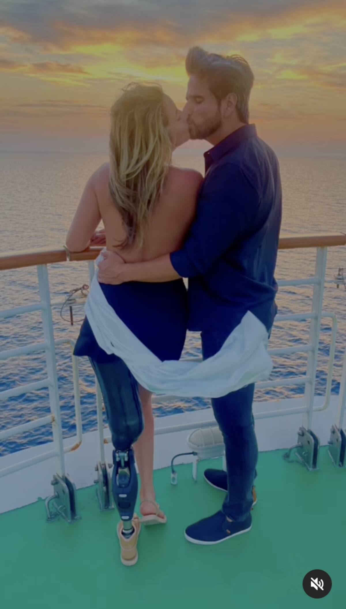 El heroico acto de Daniel Arenas con Daniella Álvarez en Venecia - Créditos: Instagram