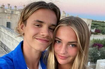 Romeo Beckham confirma que volvió con su ex tras cuatro meses de separación