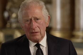 Carlos III da su primer discurso como rey de Inglaterra