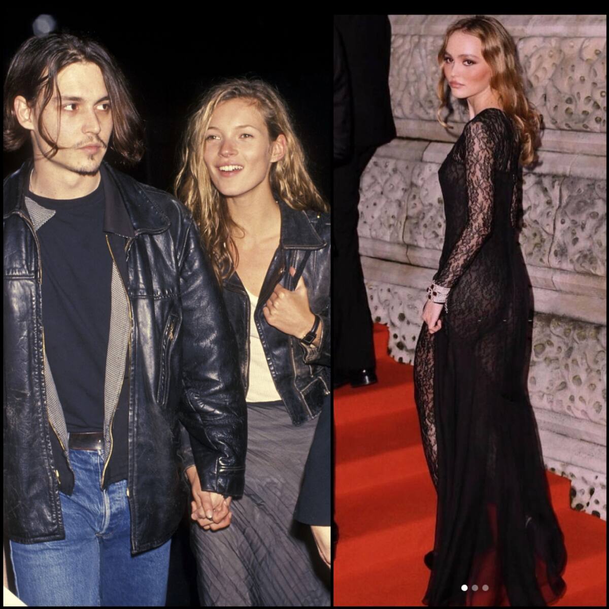 El homenaje de Lily-Rose Depp a una de las ex novias de su papá - Créditos: Especial