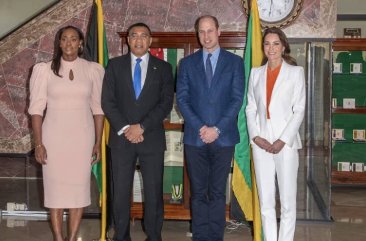 Kate Middleton rompió una vieja regla de estilo en la tensa reunión con el mandatario de Jamaica