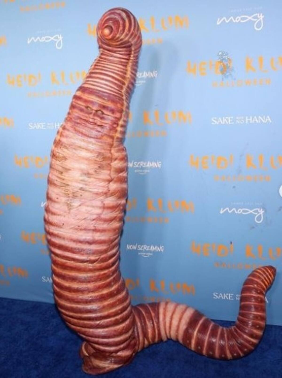El pánico que Heidi Klum pudo superar al disfrazarse de gusano - Créditos: Instagram