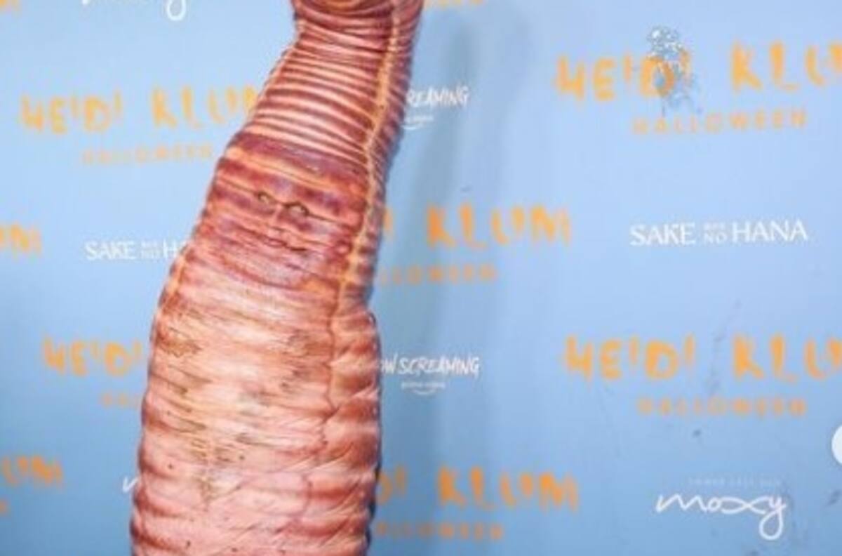 El pánico que Heidi Klum pudo superar al disfrazarse de gusano