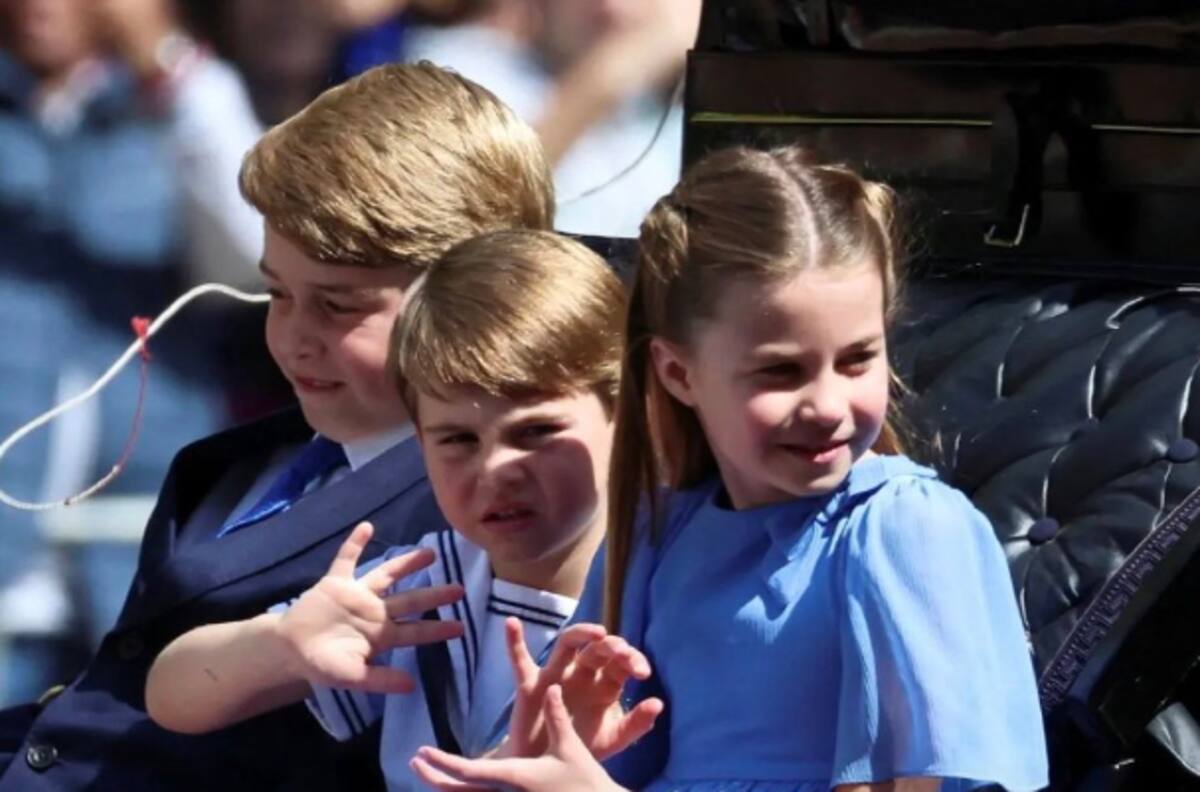 El príncipe Louis retoma outfit de marinero que utilizó su padre en los 80 en el Trooping the Colour