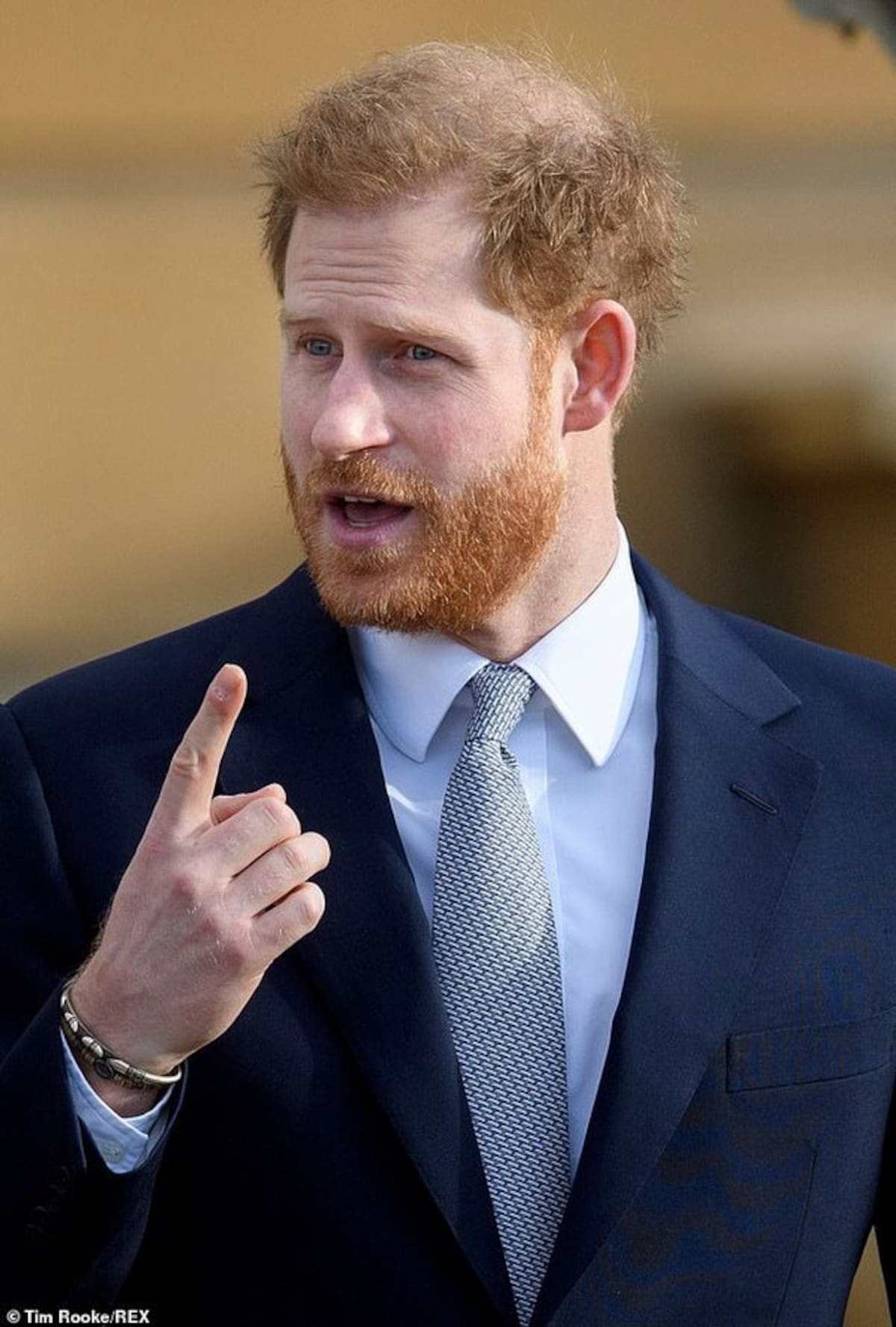 El príncipe Harry se burla de su propia calvicie - Créditos: Twitter