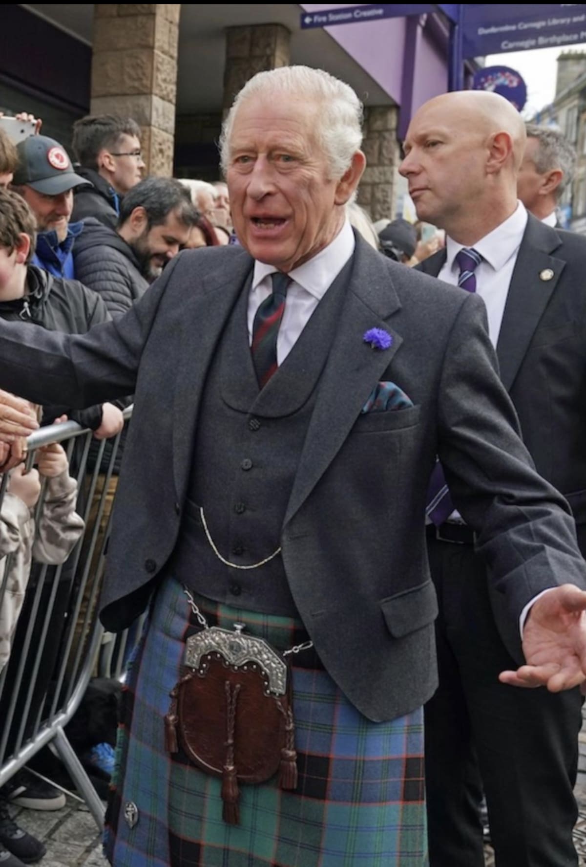 El rey Carlos III hizo su primera aparición oficial tras el periodo de luto de Isabel II. - Créditos: Instagram