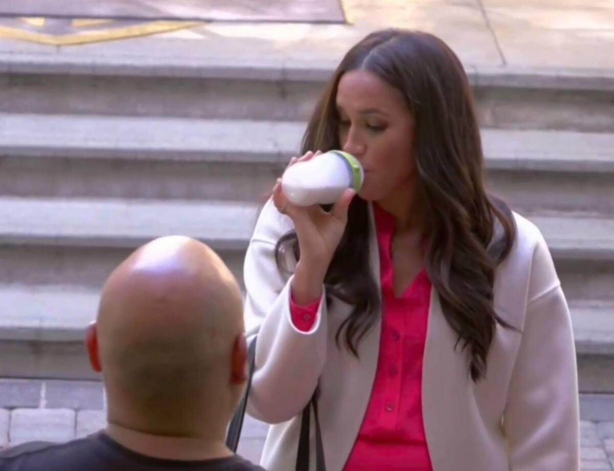 El sketch de Meghan fue tildado de ridículo por su padre - Créditos: The Sun