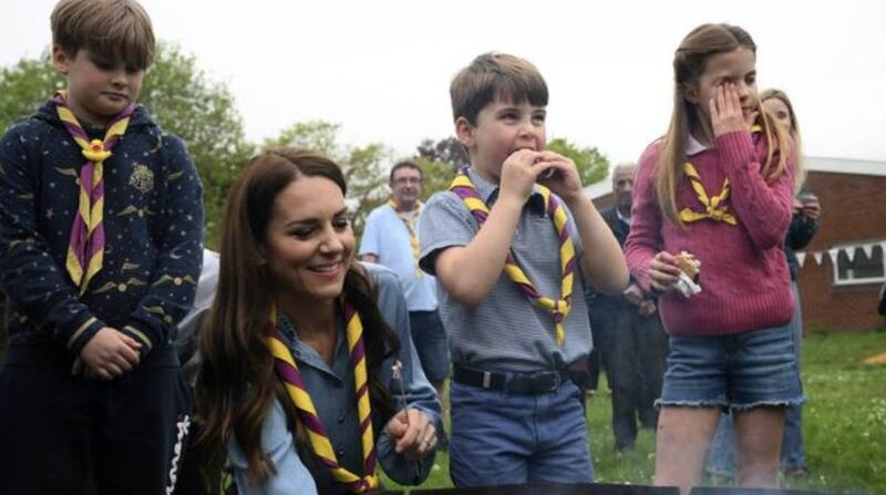 El sutil truco de Kate Middleton para reflejarse en los príncipes George, Charlotte y Louis - Créditos: Mirror