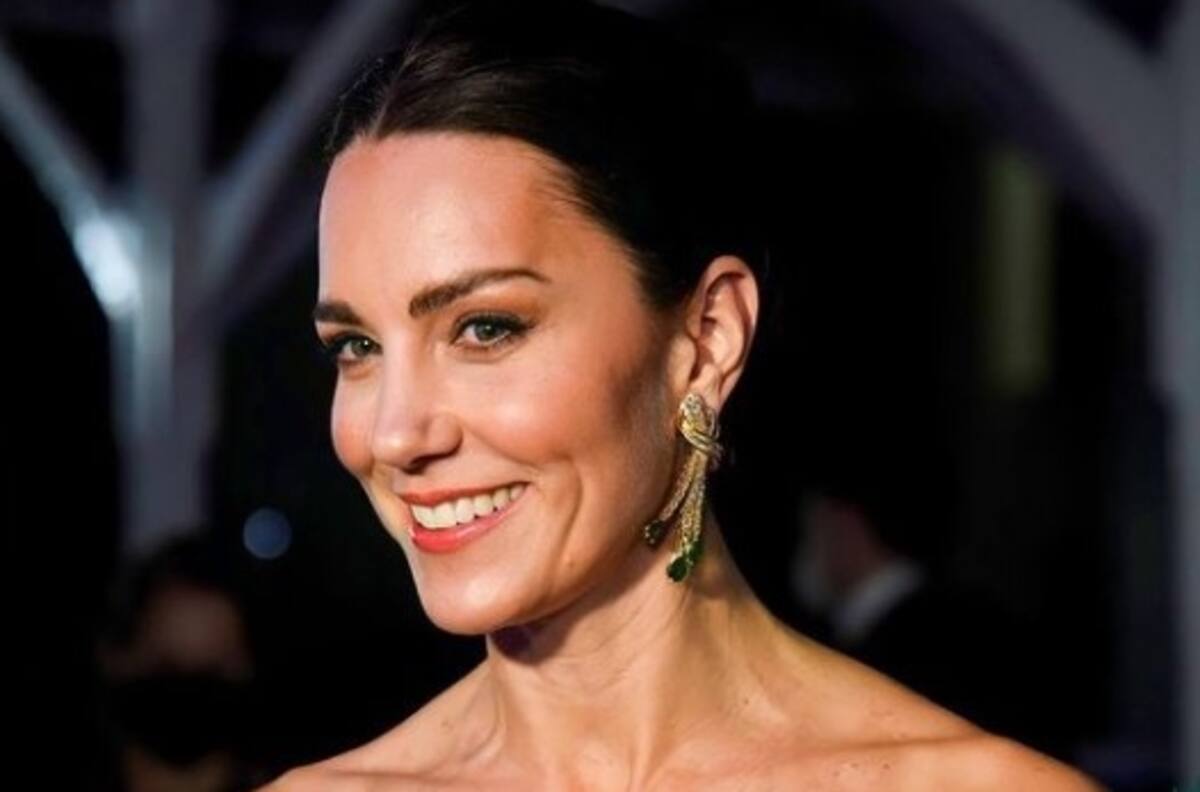 El vestido plateado con el que Kate Middleton asombró al Caribe