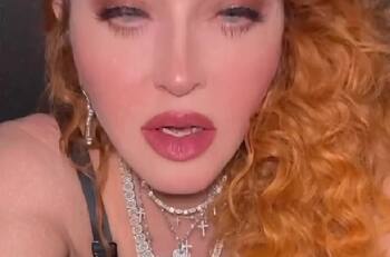 Madonna con pelo desgreñado y maquillaje saturado reaparece con un mensaje en redes sociales