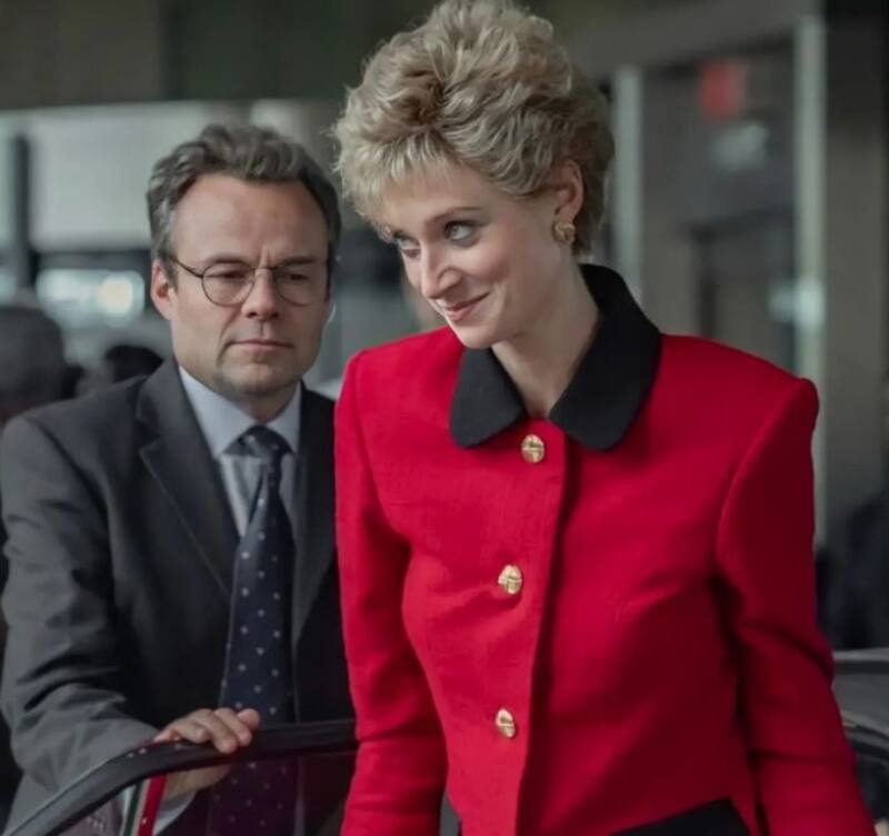 Elizabeth Debicki luce idéntica a Diana de Gales en la quinta temporada de The Crown. - Créditos: Instagram