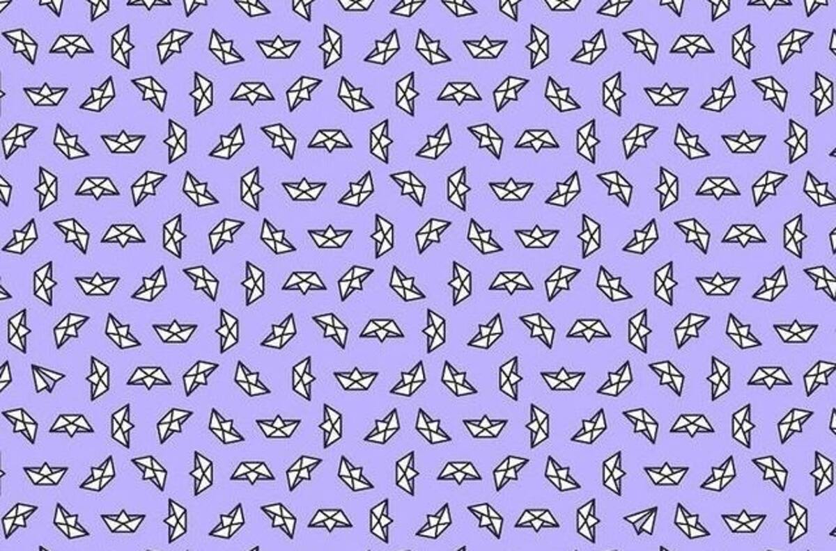 Reto visual: Encuentra el avión de papel entre los barquitos