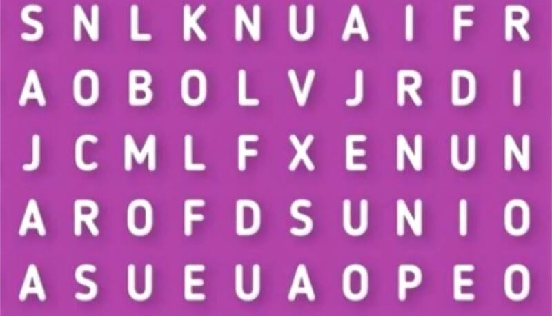 Encuentra una palabra entre 120 letras - Créditos: La Nación