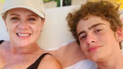 Hijo de Erika Buenfil incómodo con su madre por grabación en traje de baño