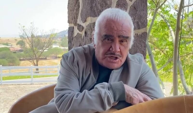 Este es el último registro de video de Vicente Fernández cantando Cantando en la terraza de su casa - Créditos: Instagram