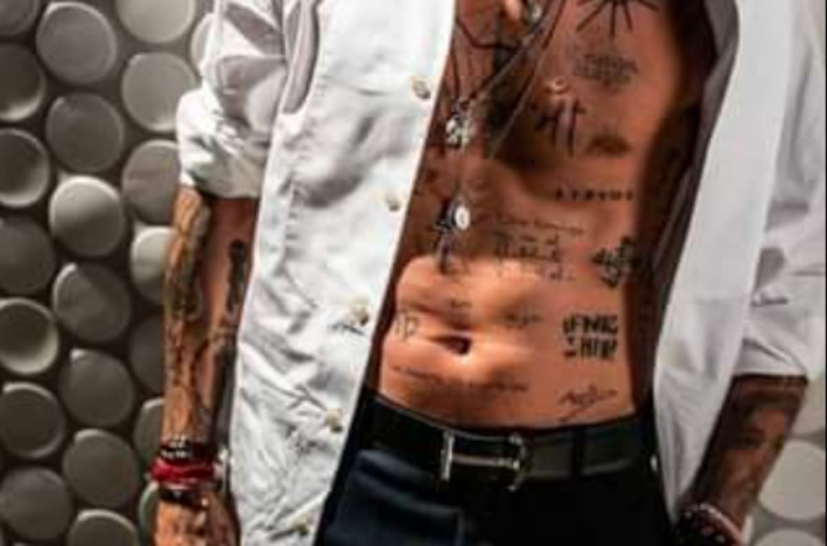Este es el significado de los tatuajes que lleva Marc Anthony en su cuerpo