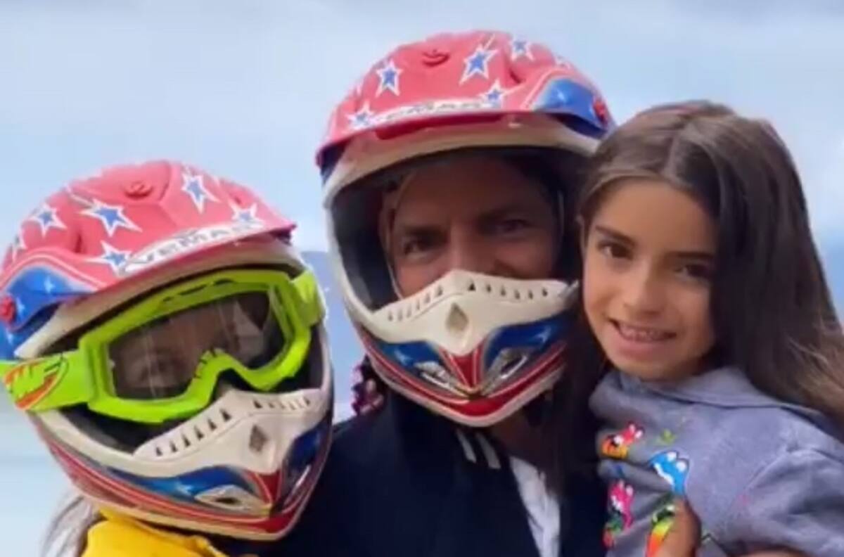 Eugenio Derbez y Alessandra Rosaldo pasan increíble día de aventuras junto a su hija