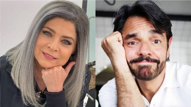 Eugenio Derbez reacciona a los bailes de Victoria Ruffo en Tik Tok - Créditos: Especial