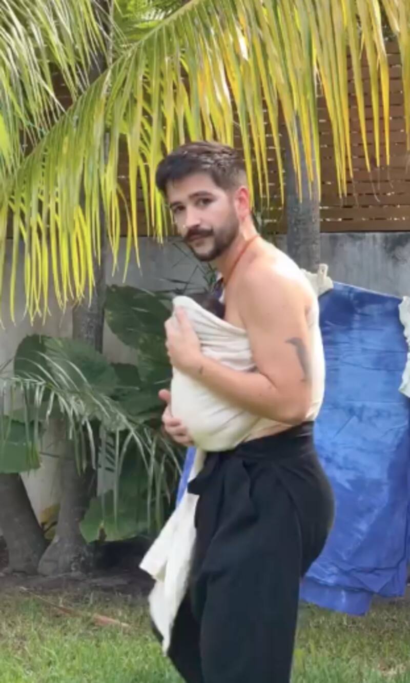 Evaluna celebra el primer mes de su bebé con tierno baile de Camilo e Índigo - Créditos: Instagram