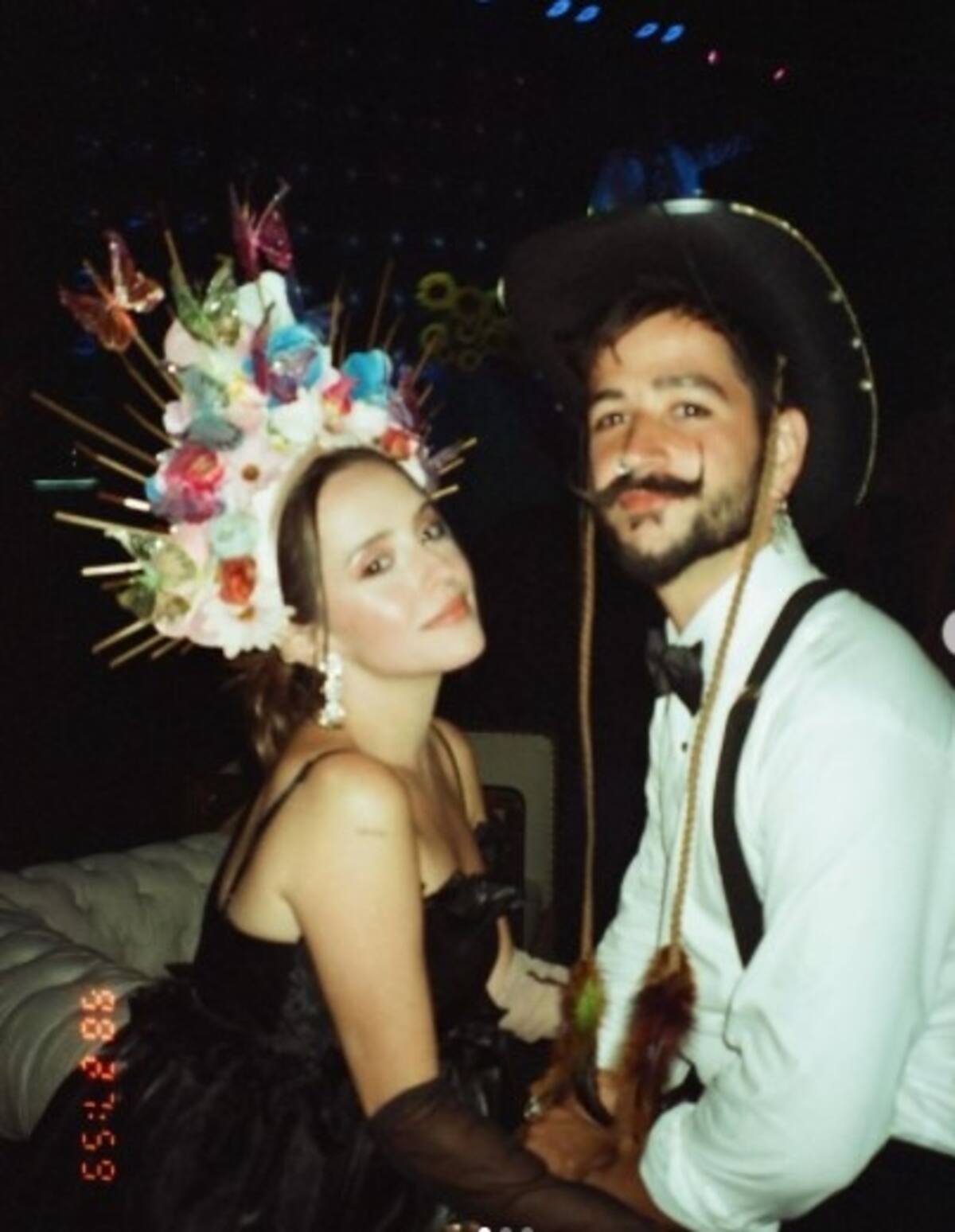 Evaluna luce tatuaje con diseño de la boda del año La pareja bailando en plena fiesta - Créditos: Instagram