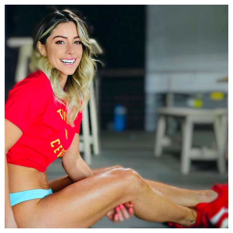 Evangelina, la hermana mayor de Rodolfo Salas, es una experta en fitness.