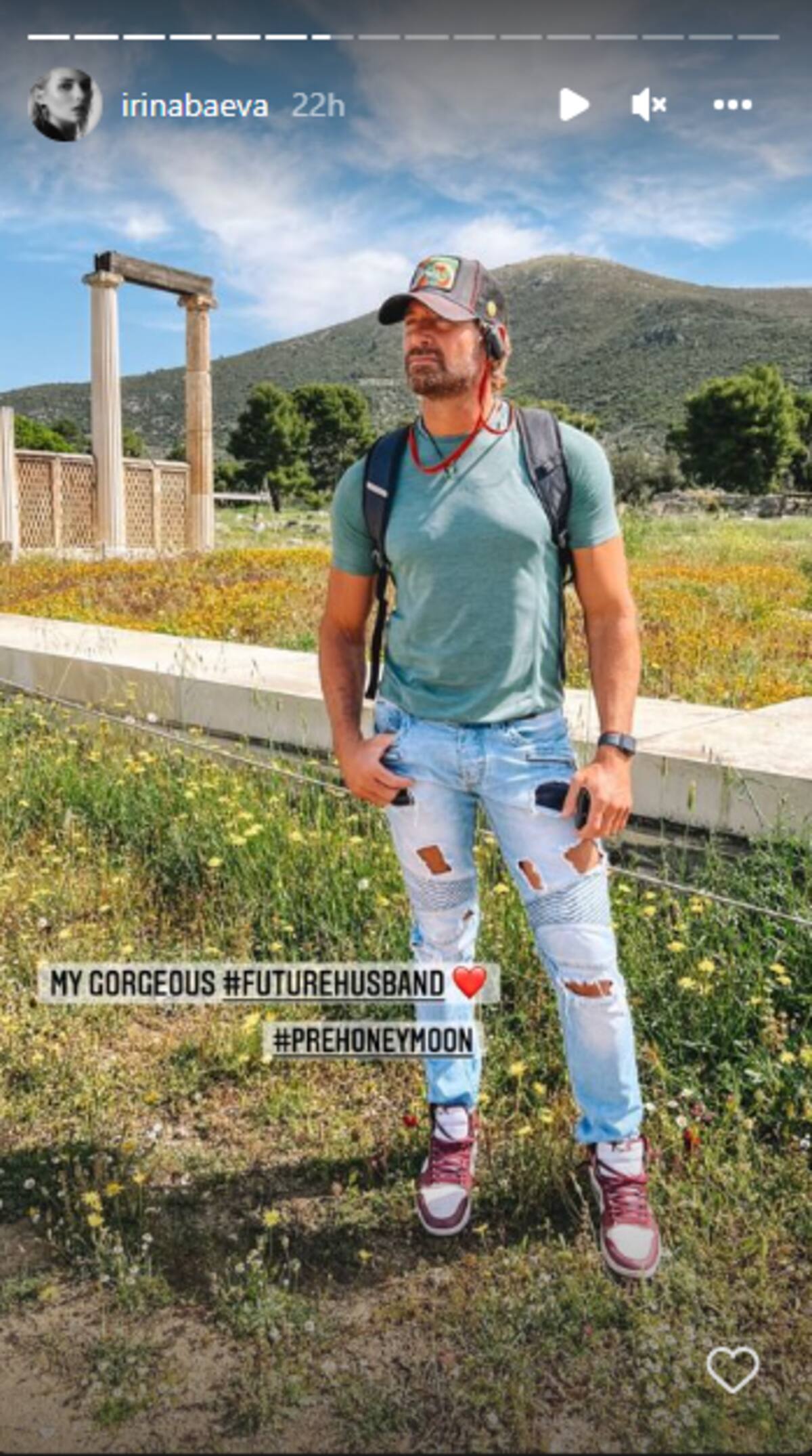 Gabriel Soto en crucero con Irina - Créditos: Instagram