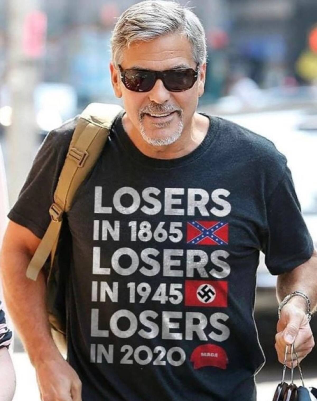 George Clooney contó que a su hijo no le importó que él interpretara a Batman - Créditos: Twitter