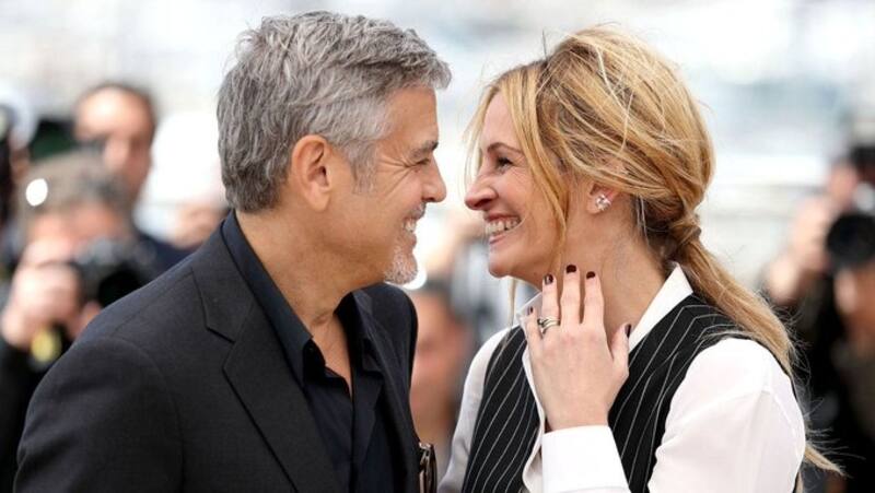 George Clooney habría puesto celosa a su esposa con Julia Roberts George Clooney y Julia Roberts potagonizan una nueva película - Créditos: Twitter