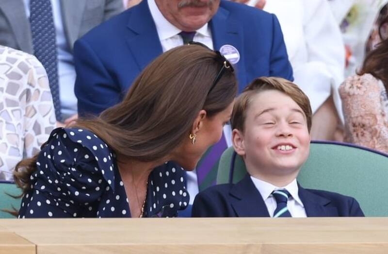 George hizo de las suyas en la final de Wimbledon. - Créditos: Daily Mail
