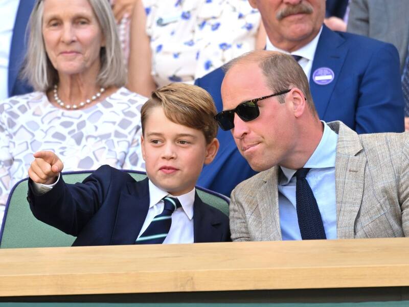 George junto con su padre, el Príncipe William. - Créditos: Instagram
