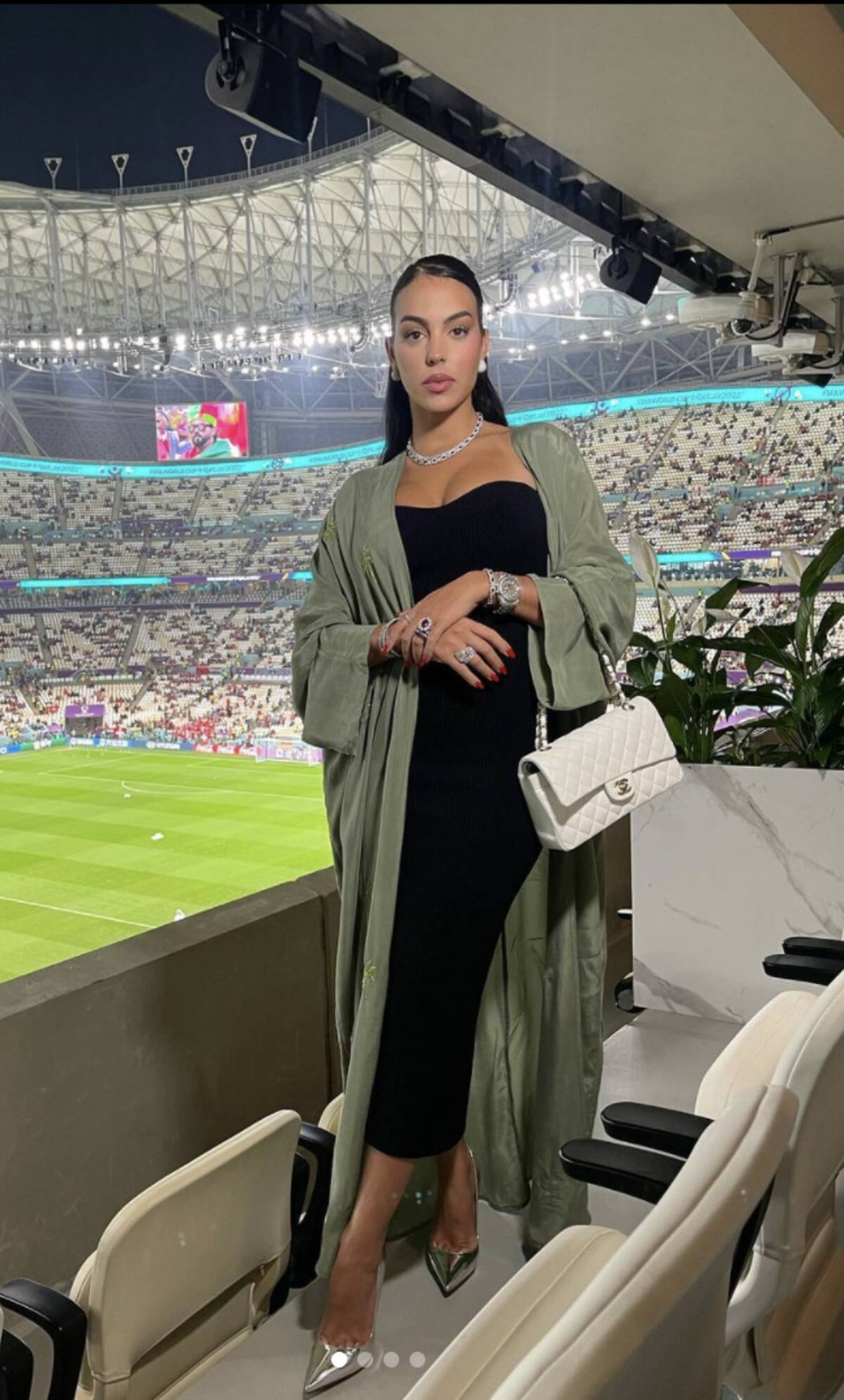 Georgina se pronunció sobre la ausencia de CR7 en la cancha - Créditos: Instagram