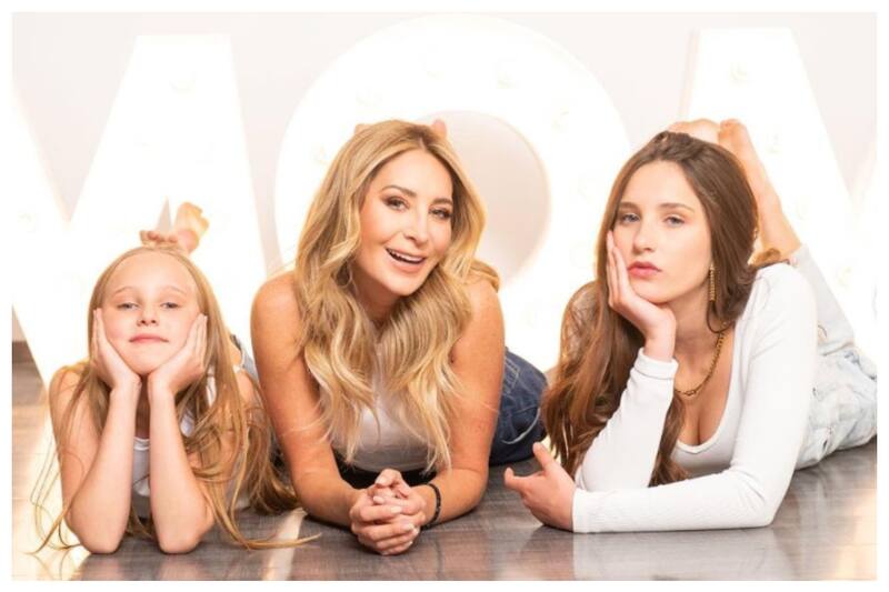 Geraldine junto a sus dos hijas: Alexa y Elissa. La presentadora mexicana ha optado por dedicarle tiempo a ellas en desmedro de su vida sentimental.